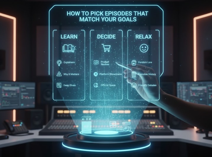 How to pick episodes that match your goals