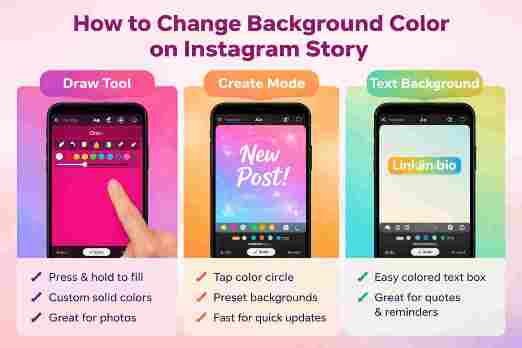 How to Change Background Color on Instagram Story